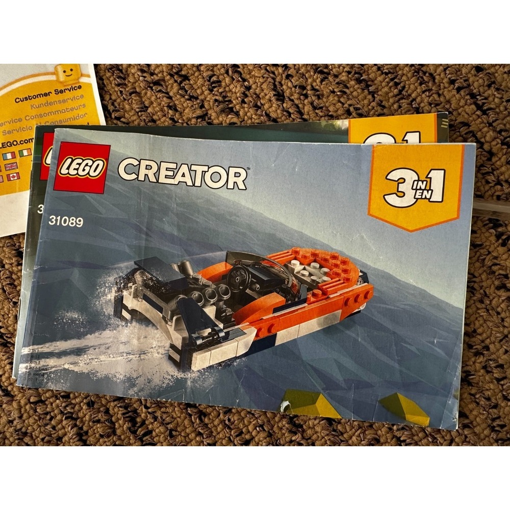 LEGO CREATOR: Sunset Track Racer (31089) Retired Incomplete - Picture 2 of 10
